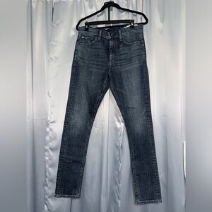 rag & bone Dark Blue Straight Jeans
